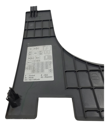 Moldura Caixa De Fusível Ford Fiesta 2010 (al) Com Detalhe