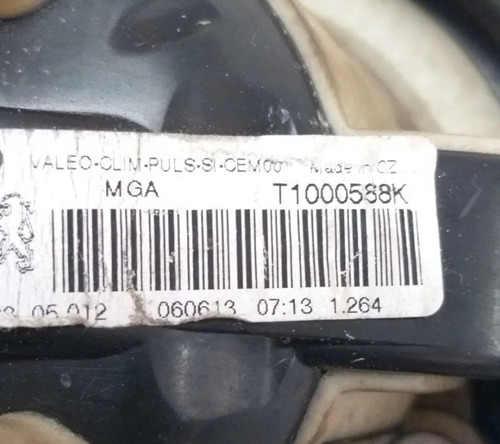 Motor Ar Forçado Peugeot 308 408 2011 A 2016 T1000588k