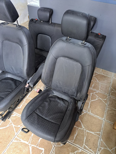 Jogo Banco Couro Chevrolet Sonic 2012 2013 2014 Completo