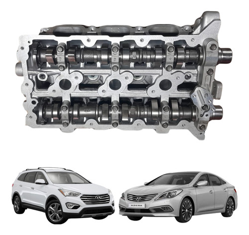 Cabeçote Direito Santa Fé 3.3 Azera 3.0 V6 Original