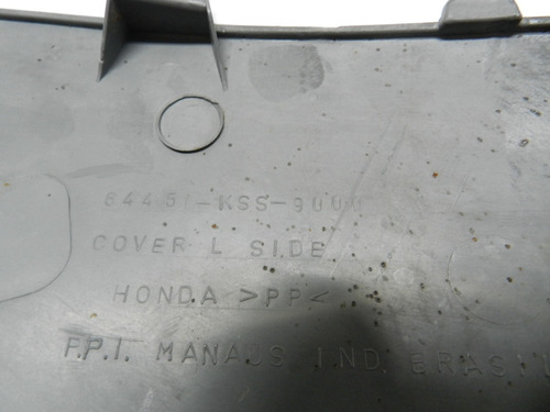 Tampa Lateral Esquerda Honda Biz 125 06/10 64451kss9000