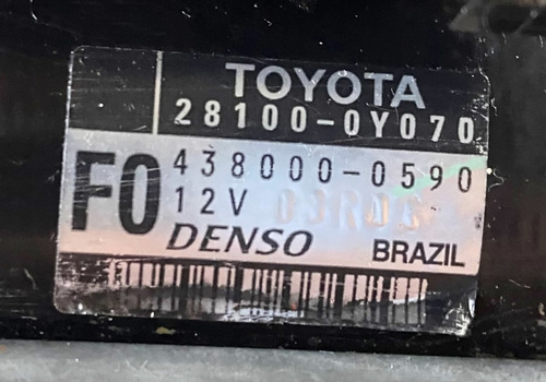 Motor Arranque Toyota Yaris Etios 13 A 16 281000y070