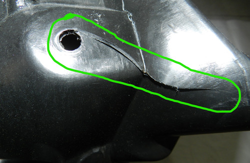 Para-barro Dianteiro Esquerdo Honda Wrv 2016 A 2021 Detalhe