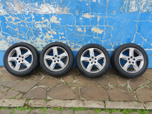 Jogo 4 Rodas Aro 16 5 Furos Sem Pneus Vw Golf 1999 A 2006