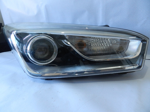 Farol Direito Máscara Negra Led Hyundai Hb20 16/19 Detalhe