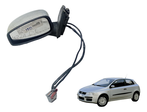 Retrovisor Elétrico Stilo 2003 2007 Esquerdo Original Usado