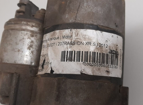 Motor De Arranque Peugeot 207 Passion Xr S 2012