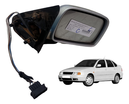 Retrovisor Polo Classic 97 99 A 2002 Elétrico Direito Orig