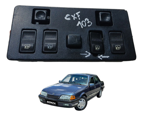 Comando Botão Vidro Elétrico Gm Monza 1992 Com Detalhe (ap)