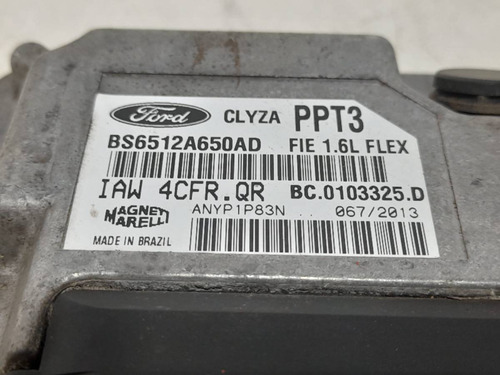 Modulo Injeção Eletrônica Ford Fiesta 1.6 8v 2011 2012 2013