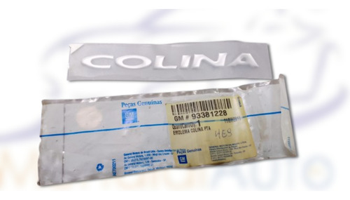 Emblema Colina Porta Dianteira S10 2005/ 2008 Prata  23780