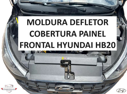 Moldura Defletor Cobertura Painel Frontal Hyundai Hb20 19/22