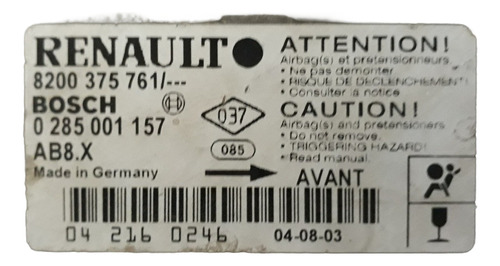 Módulo Renault Bosch (0 285 001 157)