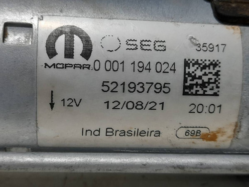 Motor Partida Argo, Cronos, Uno E Mobi  2020 2021 2022