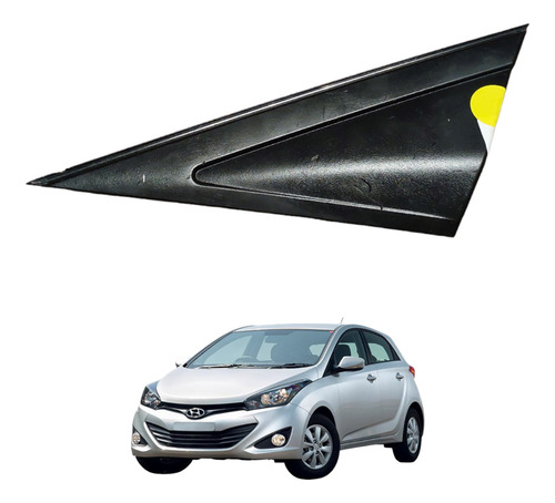 Moldura Retrovisor Lado Esquerdo Hyundai Hb20 2019 (al) 