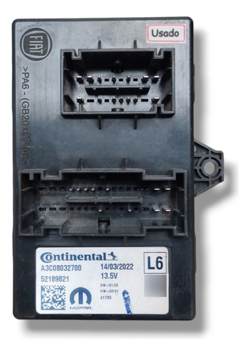Módulo Conforto Jeep Renegade L6 A3c08032700