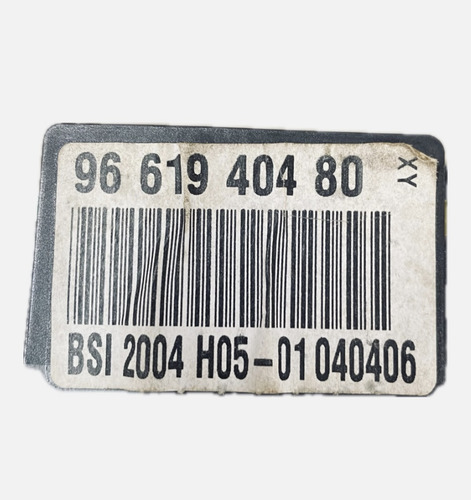 Módulo Bsi Peugeot 307 Citroen C4 C5 2.0 H05 9661940480