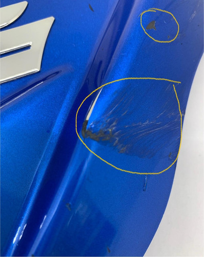 Acabamento Capa Tanque Suzuki Gsx-r 750 Srad 2016 C/ Detalhe