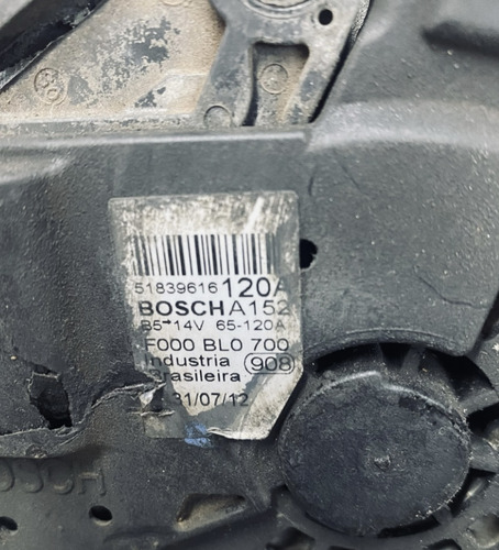 Alternador Fiat Palio Strada Bravo Punto Etorq 51839616