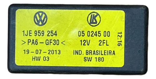 Relé Original Vw Espelho Retrovisor 1je959254