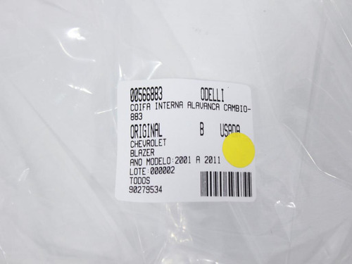 Coifa Interna Alavanca Câmbio Blazer 01/11 Usado (883)