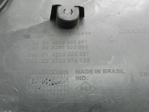 Forro Porta Dianteira Esquerda Renault Sandero 8200602989