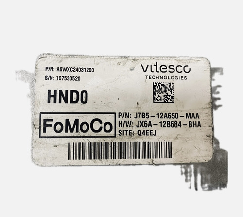 Módulo Injeção Ford Ka 1.5 3cc 19 A 21 J7b512a650maa