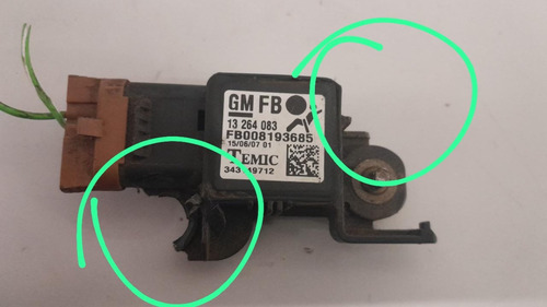 Sensor Impacto Air Bag Vectra Astra Zafira 06/12 C/ Detalhe