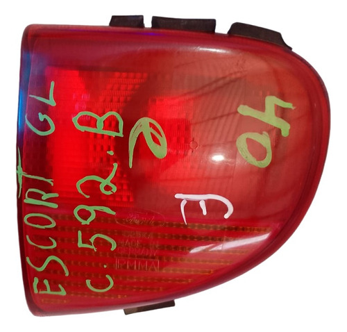 Lanterna Traseira Ford Escort 97 98 99 A 03 Tampa Esquerdo