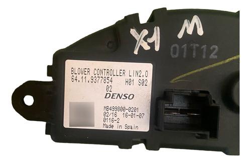 Resistência Ar Condicionado Bmw X1 Série M9377854