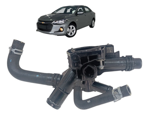 Carcaça Válvula Termostática Gm Onix 1.0 3cc 2020/2025