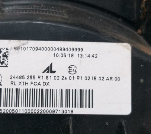 Lanterna Traseira Direita Fiat Mobi 2016 A 2021 24485255r1