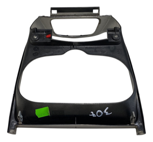 Moldura Central Painel Console Peugeot 307 Prata 9636013877