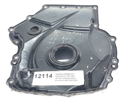 Tampa Frontal Da Corrente Motor 2.0 Tsi / Tfsi 06k109210af