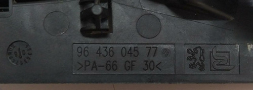 Maçaneta Interna Traseira Esquerda Peugeot 307 9658269577(mn