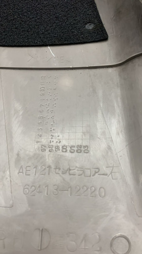 Acabamento Coluna Central Direita Corolla 98/02 6241312220