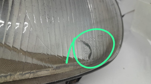 Farol Lado Direito Vw Golf Gl 1995 Com Detalhe