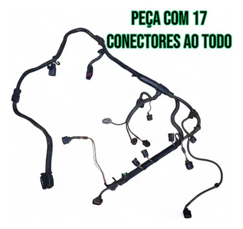 Chicote Bico Injeção Volkswagen Bora Golf 2.0 8v 2001 A 2006