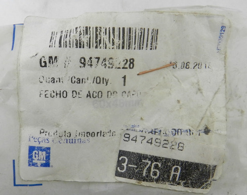 Fechadura Trava Capo Gm Agile Montana 2010 A 2014 94749228