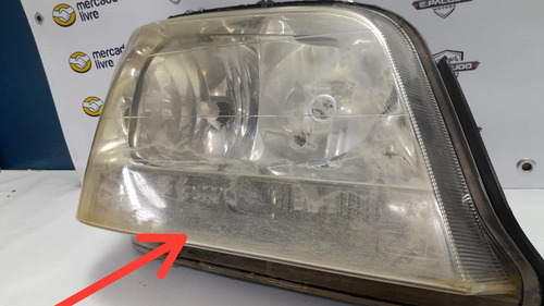 Farol Direito Valeo Gm S10 Pitbull 2001 A 2011 Com Detalhe