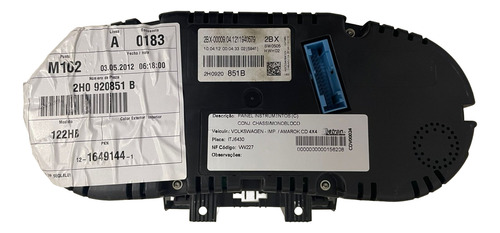 Painel De Instrumentos Amarok 2010 2018 2h0920851b