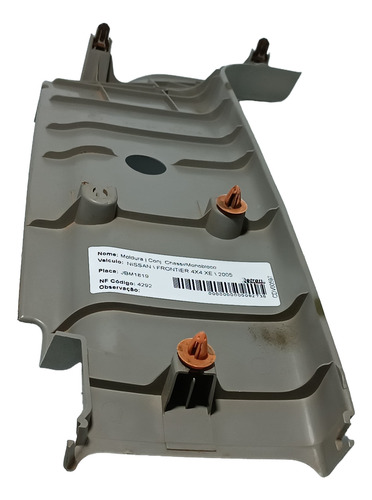 Acabamento Coluna Traseira Direita Nissan Frontier 2001 2008