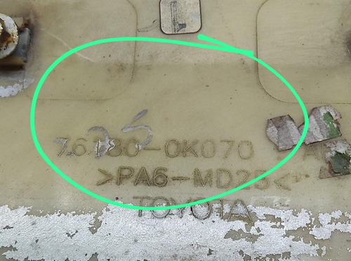 Scoop Entrada Ar Toyota Hilux 12/16 761800k070 C/ Detalhe