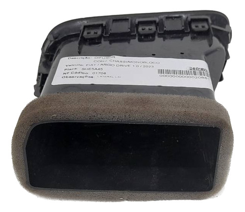 Difusor Ar Condicionado Direito Fiat Cronos Argo 2018 2019
