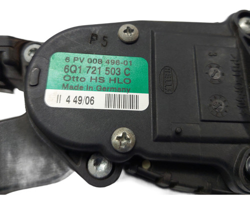 Pedal Acelerador Eletrônico Polo 1.6 Flex Ano 2007 A 2014