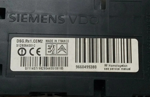 Modulo Pressão Pneus Citroen C5 2004 A 2008 9660499380