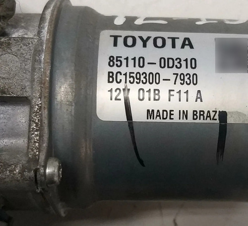 Motor Limpador Para Brisa Toyota Etios 2018 851100d310