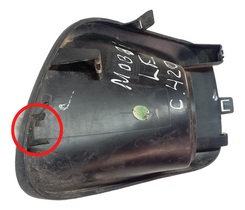 Moldura Farol Milha Neblina Mobi Esquerdo 2017 2023 C/ Tampa