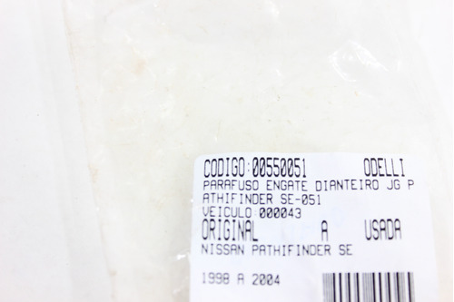 Parafuso Engate Diant Jg Pathifinder Se 98/04 Us (051)