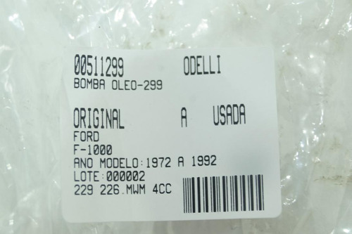 Bomba Oleo F-1000 72/92 Usado (299)